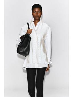 COS - Women White EMBROIDERED SCALLOPED BIB