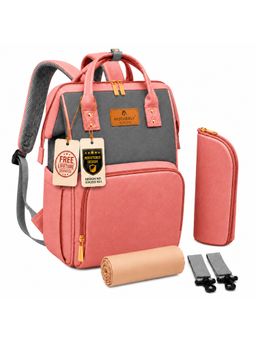 Motherly - Crown Combo Melange Fabric Diaper Bag for Mothers for Travel (0-36 Months)