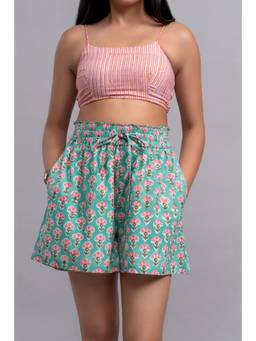 ODHANON - Pink Crop Top for Women
