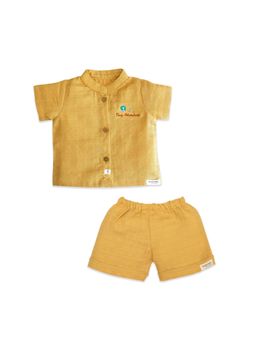 Honcho Baby - Girls Mustard Shirt with Shorts