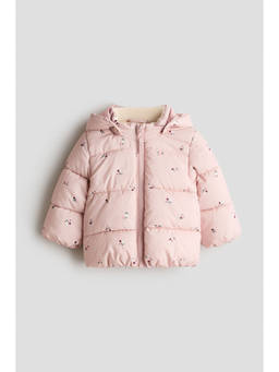 H&M - Unisex Pink Water-repellent puffer jacket