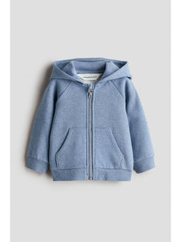 H&M - Unisex Blue Zip-through hoodie