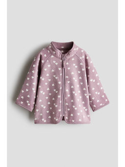 H&M - Unisex Purple Fleece jacket