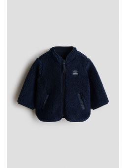 H&M - Unisex Navy Blue Teddy jacket