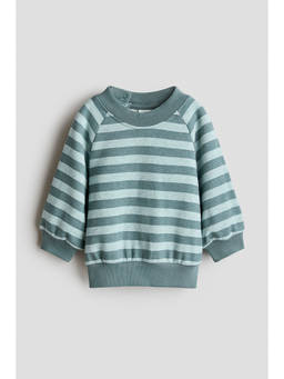 H&M - Unisex Green Cotton sweatshirt
