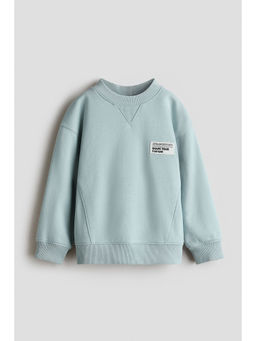 H&M - Boys Turquoise Cotton sweatshirt