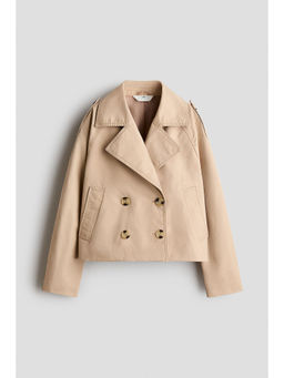 H&M - Girls Beige Short trench coat