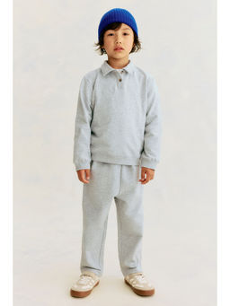 H&M - Boys Grey 2-piece cotton sweatshirt set