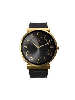 Vanderbilt New York - Men Black Dial Leather Strap- Quartz Watch-28WNBLK (M)