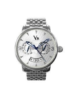 Vanderbilt New York - Men Silver-Steel Bracelet-Quartz Watch-41NSWHT (M)
