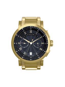 Vanderbilt New York - Men Gold-Steel Black Bracelet-Quartz Watch-45BWGLD (M)