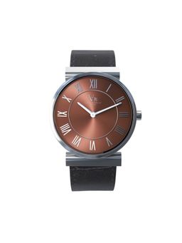 Vanderbilt New York - Women Brown and Black Leather Strap-Quartz Watch-53WNSBGSL (M)