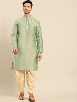 Amodh by Kisah - Men Green Kurta