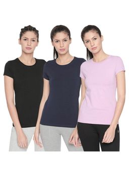 Bodycare - Bodyactive Pack Of 3 Women'S Tshirt - Multi-Color