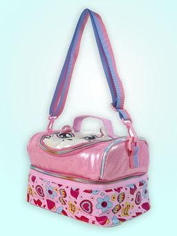 Little Surprise Box - Shiny Meow Cat Theme Double Compartment Insulated Lunch Bag For Kids