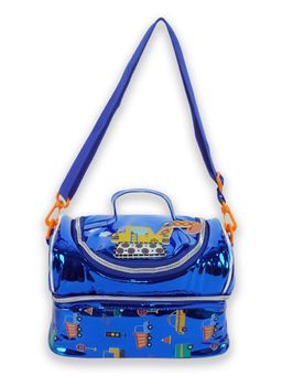 Little Surprise Box - Transport Theme Double Compartment Insulated Lunch Bag For Kids