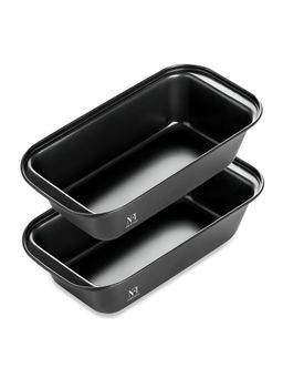 NFI Essentials - Nonstick Bread Loaf Pan Tin Baking Pan Brownies And Cakes Mould (Pack of 2)