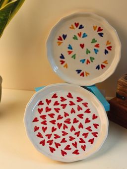 WEAVING HOMES - Love is love & All Hearts Snack Plate (Set of 2)