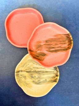 WEAVING HOMES - Bestselling Dessert Plate (Set of 3)