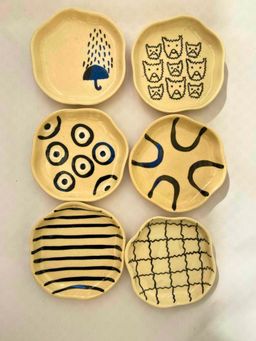 WEAVING HOMES - Tasty Treat Handmade Dessert Plate (Set of 6)