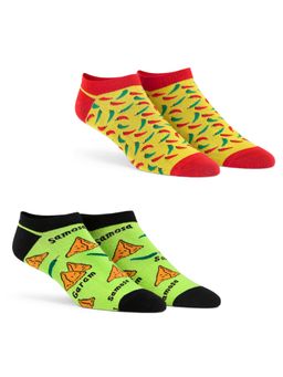 Dynamocks - Men and Women Ankle Length Socks Multi-Color