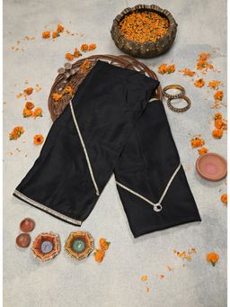 Lakshita - Black Dupatta With Gota Work