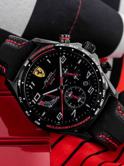 Scuderia Ferrari - PILOTA EVO 0830717 Black Dial Watch