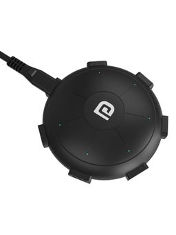 Portronics - UFO PRO 6Ports, 60W Charging Station with PD + QC Output (Black)