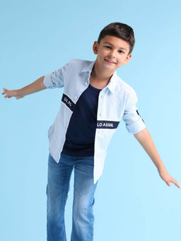 U.S. POLO ASSN. - Blue Stripes Shirt