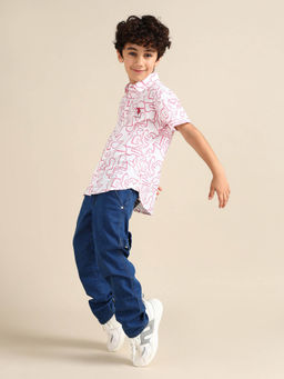 U.S. POLO ASSN. - Pink Printed Shirt