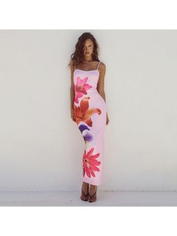 PARTIQ - Women Pretty Floral Tiered Maxi Dress