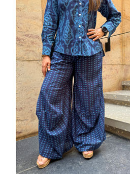Ishnya - Blue Rozana- Printed Co-Ord Set