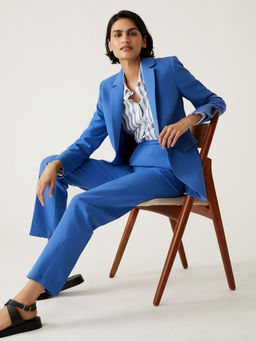Marks & Spencer - Tailored Single Breasted Blue Blazer