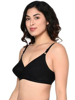 Bodycare - Women Solid Non-wired Non Padded Regular Bra 6596 - Pack Of 2 - Black