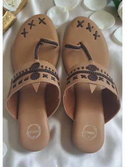 Dhaga - Tan Women Oasis Wedge Heels