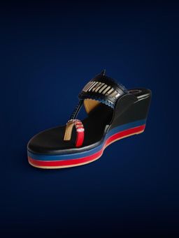 Dhaga - Multi-Color Metro Chic- Wedge Heels