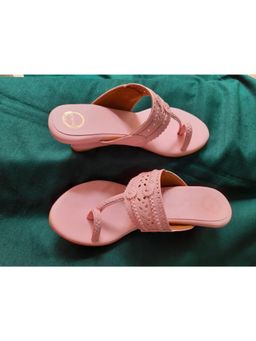 Dhaga - Pink Wedge Heels