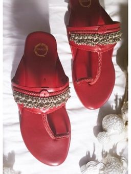Dhaga - Maroon Rajwada Kolhapuri