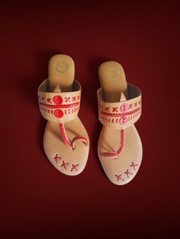 Dhaga - Tan Oasis Wedge Heel