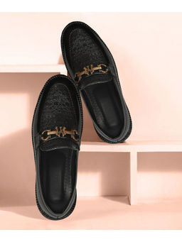 FREEPLAY - Black Slip On Loafers for Boys