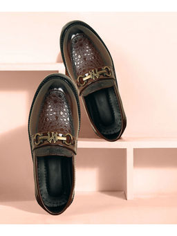 FREEPLAY - Tan Slip On Loafers for Boys