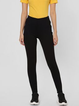VERO MODA - Women Black Solid Casual Jeggings