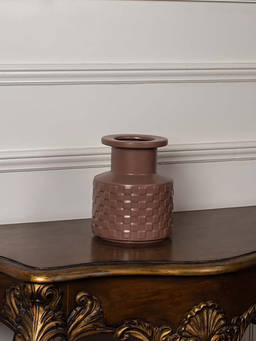 Whispering Homes - Rigo Vase - Brown