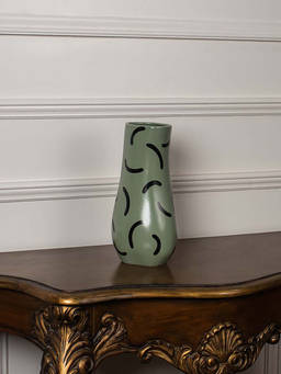 Whispering Homes - Hoja Vase - Green