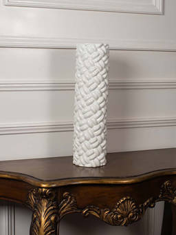 Whispering Homes - Saifaldin Vase - Grey