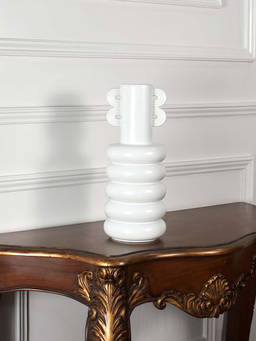 Whispering Homes - Deniz Deco Vase - White