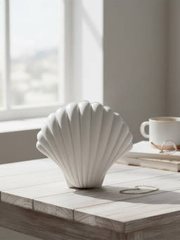 Whispering Homes - Opie Deco Vase - White