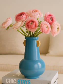 Whispering Homes - Nicita Vase - Sky Blue