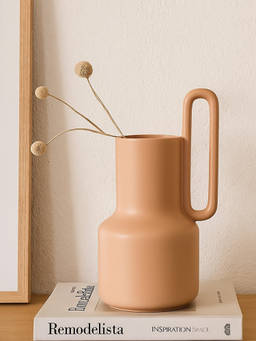 Whispering Homes - Ata Flower Vase - Peach
