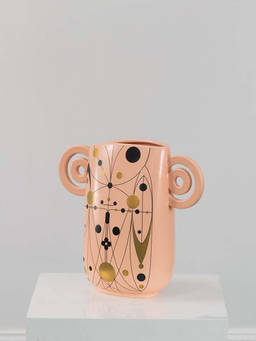 Whispering Homes - Barrit Ceramic Flower Vase - Peach